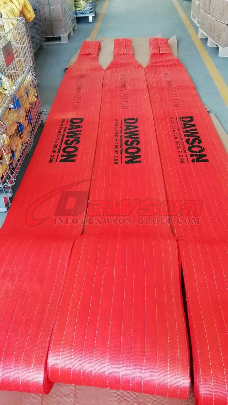 Heavy duty polyester webbing slings lifting slings crane slings china - dawson group ltd. - China Factory